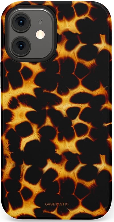 Casetastic Hoesje Geschikt voor Apple iPhone 12 Mini - Stijlvolle Beschermende Duo-layer Case - Gevaarlijkspoor