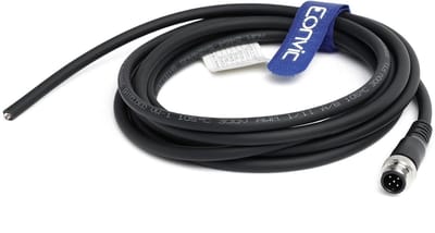 Industriële M12 5-polige Luchtvaartsensor Connector met PVC Kabel