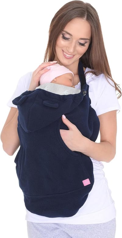 Universele Draaghoes voor Babydrager / Sling / Cape - Zwart met Sterren