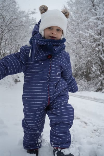 Ducksday Winterpak – Skipak voor baby’s – Sneeuwpak – Snowsuit – Waterdicht & PFAS-vrij – Gerecycled Polyester – Maat 74 – Finn