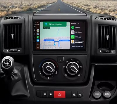 Autoradio 2/32GB met Carplay en Android auto | Geschikt voor Fiat Ducato, Peugeot Boxer, Citroen Jumper 2005-2021 | Radio scherm met Navigatie | 2005 2006 2007 2008 2009 2010 2011 2012 2013 2014 2015 2016 2017 2018 2019 2020 2021