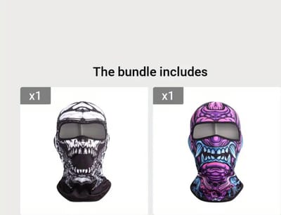 Livano Winter Masker - Balaclava - Ski Mask - Ski Masker - Bivakmuts - Full Face Mask