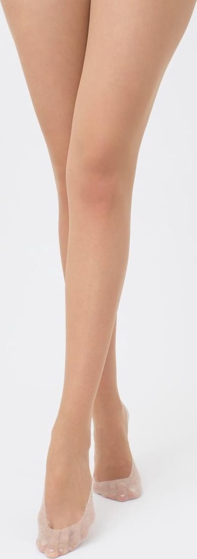Giulia Panty - Footies Style 20 - Panty met ingebreide kousenvoetjes - kousenvoetjes - 20 Den - Medium - Daino (huidskleur)