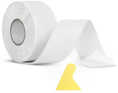 Unyqoos® Witte zelfklevende waterdichte afdichtingstape voor keuken en badkamer