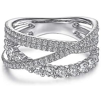 Huitan Modeontwerp Damesringen Belegd met CZ Steen Fancy Kruis Trouwringen Kleur Sprankelende Vrouwelijke Sieraden Dropshipping 10 gray
