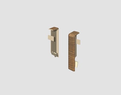 EGGER-verbindingselement voor 6 cm plint KUBUS Eiken mokka
