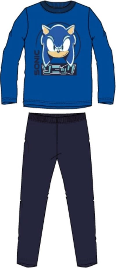 Sonic The Hedgehog Pyjama Blauw Katoen Maat 98