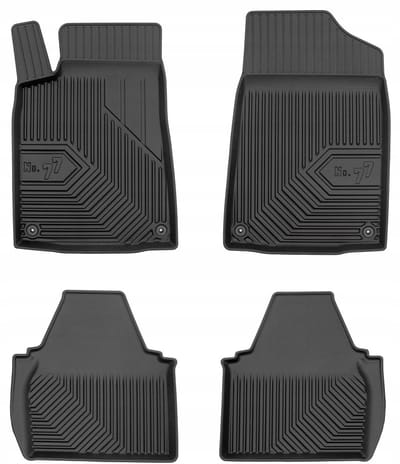 FROGUM 77 Automatten - Geschikt voor PEUGEOT 607 (1999-2010) - TPE Rubber - Zwart