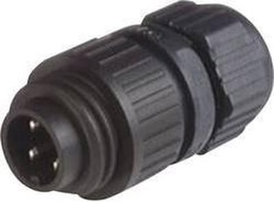 Hirschmann 934 124-100-1 934124100 Ronde connector Stekker, recht Totaal aantal polen: 3 + PE Serie (ronde connectoren): CA 1 stuk(s)