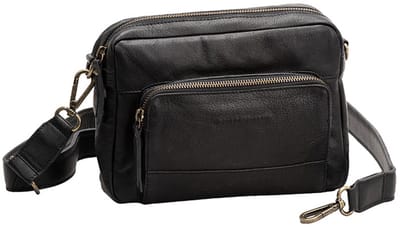 House of Sajaco Molde Crossbodytas Kleine Dames - Leer - Zwart
