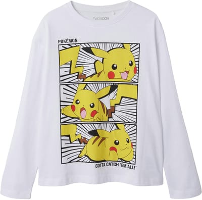 NAME IT - TKMPEDRO POKEMON LS TOP NOOS SKY - Jongens - Lange mouwen shirts