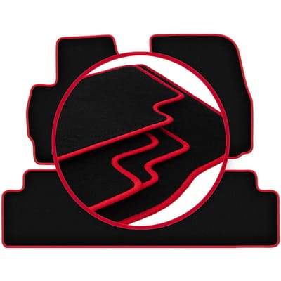 CARLUX-RED automatten voor: Mazda 5 I minivan (2005-2010)