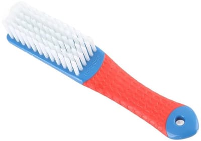 Schoenreinigingsborstel voor het schoonmaken van schoenen, bovenkant en zool, compact en draagbaar voor thuisgebruik en reizen, zachte borstel voor effectief reinigen