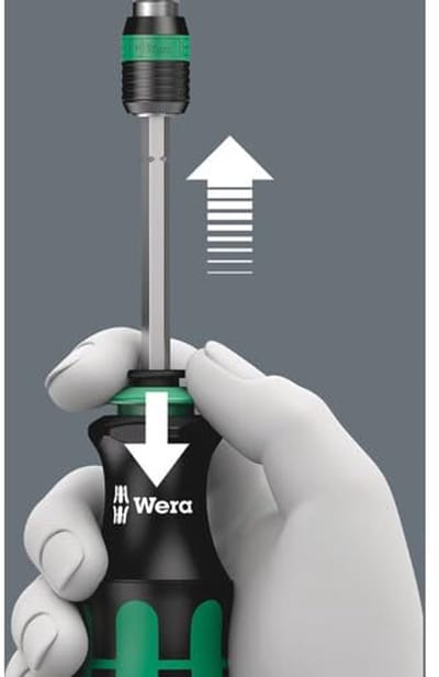 Zeskantschroevendraaier met Snelwisseltang en Ergonomische Handgreep - 133mm Blade