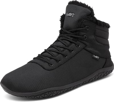 Geweo Winter Barefoot Laarzen Outdoor - Winterschoenen Heren Dames - Veterboots - Hoge Sneakers - Winterlaarzen - Heren Dames - Platte Zool - 47