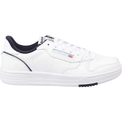 Reebok Heren leren sportschoenen (Wit, Marine)