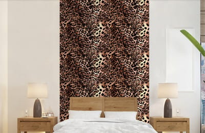 Behang - Fotobehang Dierenprint - Luipaard - Design - Luxe - Breedte 150 cm x hoogte 240 cm