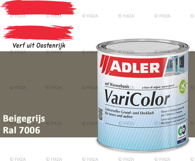 ADLER Varicolor Lakverf RAL 7006 – Beigegrijs 750 ml – 2-in-1 Houtverf, Metaalverf en Kunststof Lak voor Binnen & Buiten