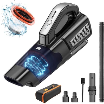 EASELY KRUIMELDIEF DELUXE - KRUIMELDIEF DRAADLOOS- STERKE HANDSTOFZUIGER- KRUIMELDIEF MEERDERE STANDEN- HANDSTOFZUIGER VOOR AUTO-