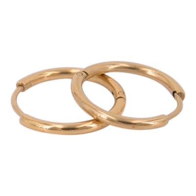 Kalli Oorringen Rond Smal Goud 1.3 cm | 1895