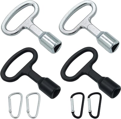 Diepteaanslagringen Set voor Boor - 8 Stuks - Handige Dieptestop - Houtbewerking - Zeskantsleutel - Booraccessoires