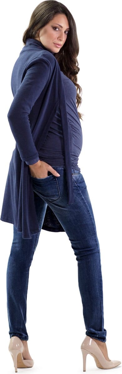 Mamsy - Milano - Basic zwangerschapsjeans 5 pocket - Slim fit - Medium blauw denim - XS
