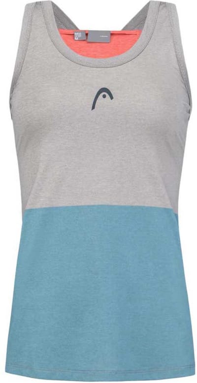 Head - Tanktop - Grijs/Blauw/Roze - Maat L