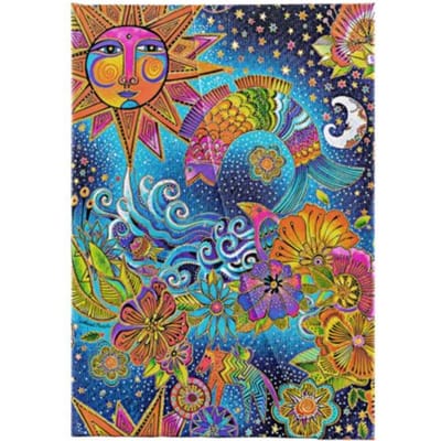 Paperblanks cahier, celestial magic, hardcover, formaat midi 12,5 x 18 cm, blanco