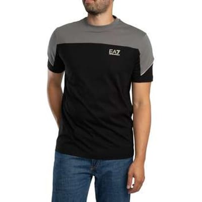 T-shirt Korte Mouw Emporio Armani EA7 Normale T-shirt met logo op de borst