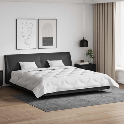 vidaXL - Dekbed - met - kussen - 3 - st - Wit - Microvezel