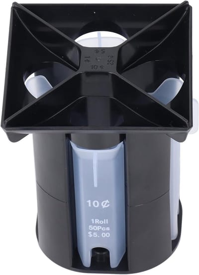 Muntsorteerder - Geldteller machine - Munten rollen - 4-in-1 Systeem - 115 x 9 cm