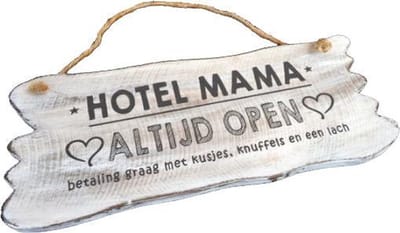 Hangbordje Hotel Mama