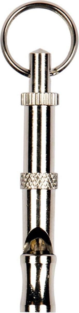 Hondenfluit - Hondentrainer Fluit - Hondentraining Terugroepen - Gemakkelijk Snel - 4.7 x 0.9 cm - Zilverkleurig