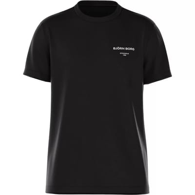 Björn Borg Essential 1 T-shirt Heren Zwart - 100 % Katoen - Sportshirt Mannen - Maat XXL