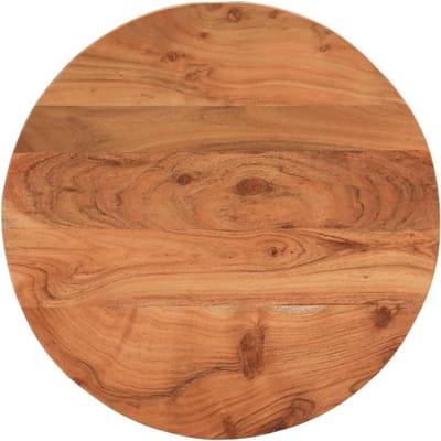 Ronde Tafelblad Massief Acaciahout 60 cm Dikte 2,5 cm