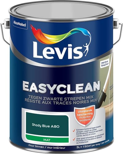 Levis - Easyclean Tegen Zwarte Strepen Mix - Shady Blue A80 - Mengverf - 5 L