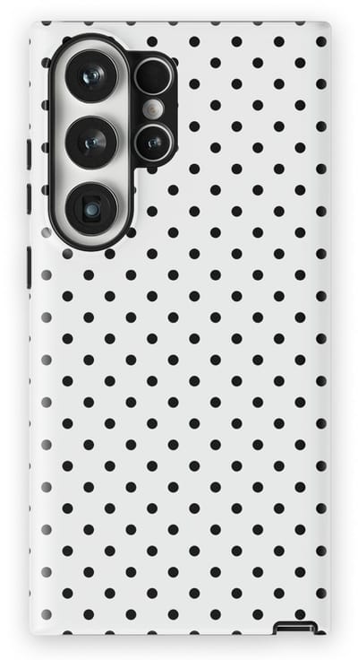 Polka Dots Hoesje Samsung Galaxy S23 Ultra | Geschikt Voor Mag | Stippen Design Backcover Samsung Galaxy S23 Ultra Mono Dots
