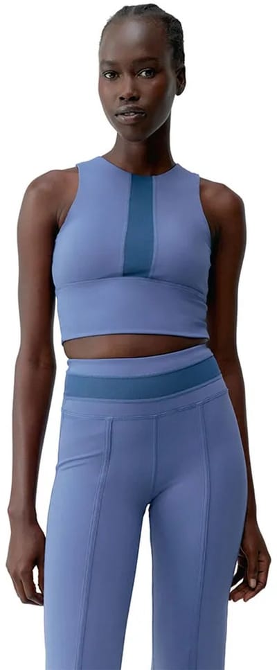 Born Living Yoga Maeva Sporttop Met Medium Ondersteuning Blauw XS Vrouw