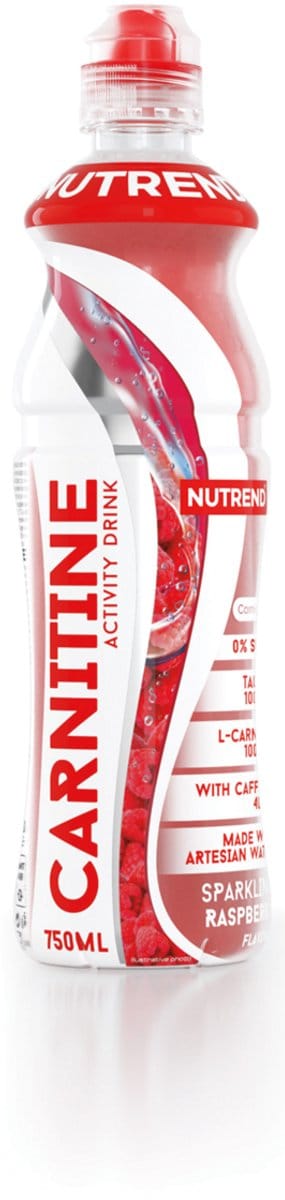 Carnitine Activity Drink with Caffeine - 8x 750 ml - Sparkling Raspberry