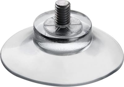 Zuignap met schroefdraad - 30 mm - 10 stuks