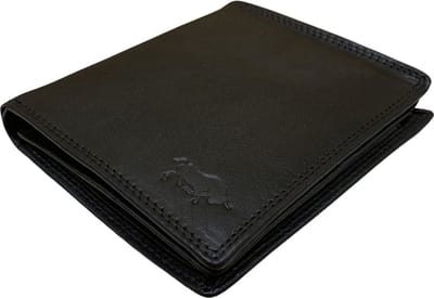 Arrigo Billfold Portemonnee Heren - Leer - Muntgeld Vak - Zwart