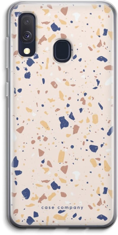 Case Company® - Hoesje geschikt voor Samsung Galaxy A40 hoesje - Terrazzo N°23 - Soft Cover Telefoonhoesje - Bescherming aan alle Kanten en Schermrand