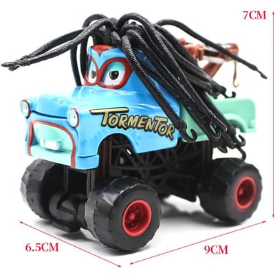 Pixar Cars 3 Grote Wielen Lightning Mcqueen Black Storm Jackson Mater Cruz Metalen Diecast Model Speelgoed Auto Verjaardagscadeau