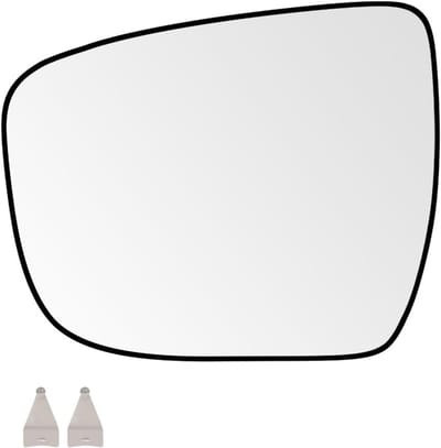 Verwarmde spiegelglas voor passagierszijde met draagplaat voor Nissan Juke 2014-2019, vervangingsonderdeel voor optimale zichtbaarheid en veiligheid