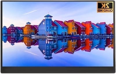 Draagbare Monitor - Extern Scherm - Productiviteit Vergroten - 144Hz Verversingssnelheid - 14 Inch - Zilverkleurig