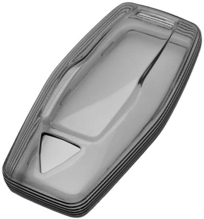 Autosleutel Hoesje geschikt voor Mitsubishi - Sleutelcover - TPU Cover Sleutelhoes - Accessoires - transparant,zwart