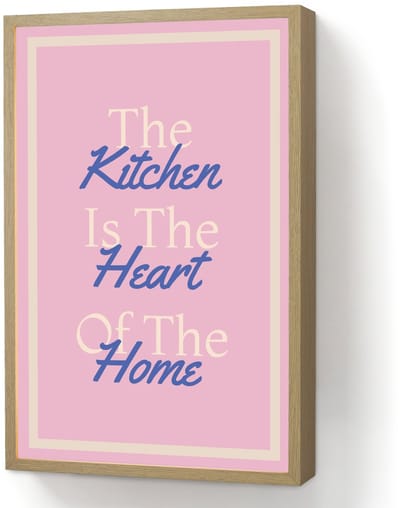 Wandlamp 40x60 cm - Oplaadbaar - Tekst - Blauw - Keuken - Kader - Wandlampen binnen woonkamer - Slaapkamer lamp - Decoratieve nachtlamp - Vloerlamp draadloos