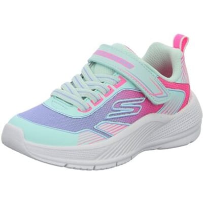 Skechers Kids Microspec Advance-Oasis Point Unisex 303657L AQMT Aqua/Multi