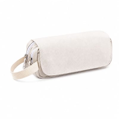 VHV-Dubbellaagse Pennenzak - Stijlvolle Stationery Organizer - Ruime Etui voor School en Kantoor - Geschikt voor 20cm Liniaal en 80 Pennen - Minimalistische Design Etui