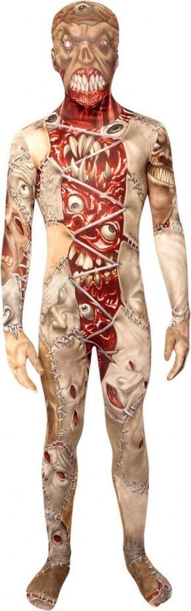 Morphsuits™ Monster: Facelift Kids - SecondSkin - Verkleedkleding - 105/119 cm